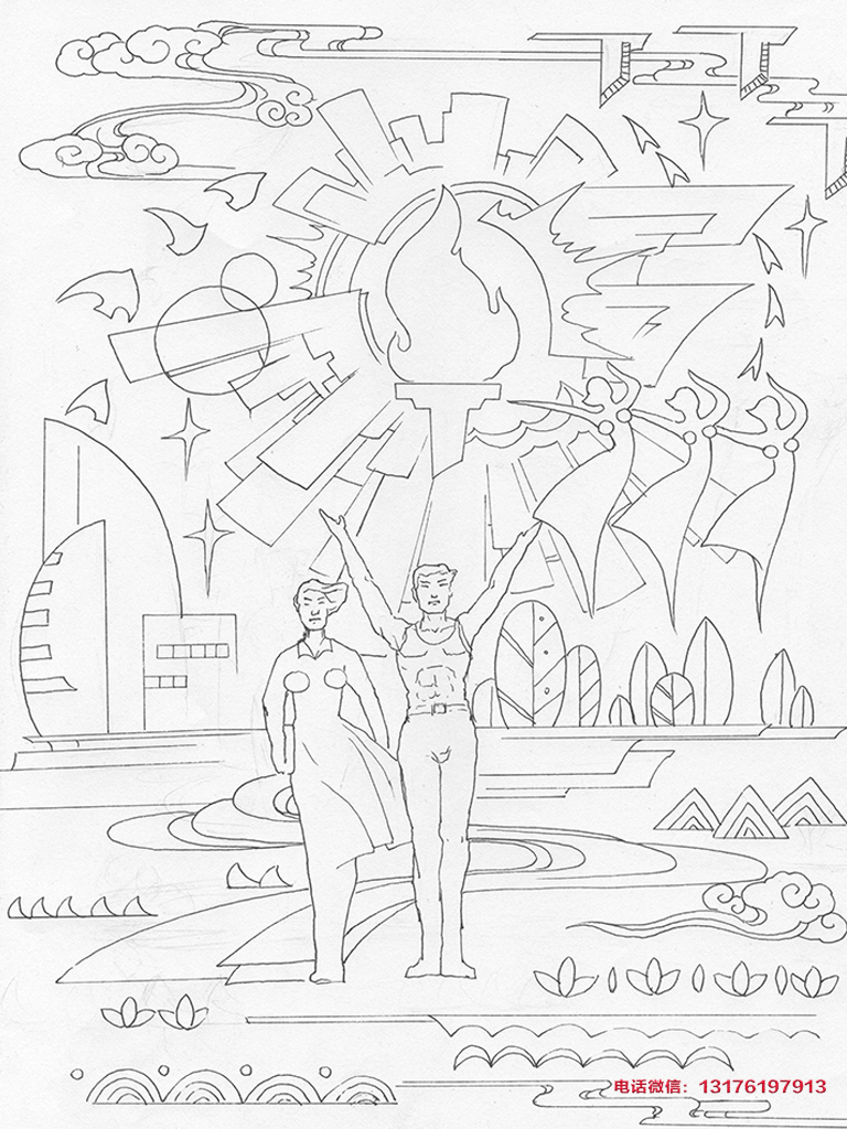 校園浮雕壁畫文化設(shè)計(jì)稿-大學(xué)人物石雕壁畫圖片大全