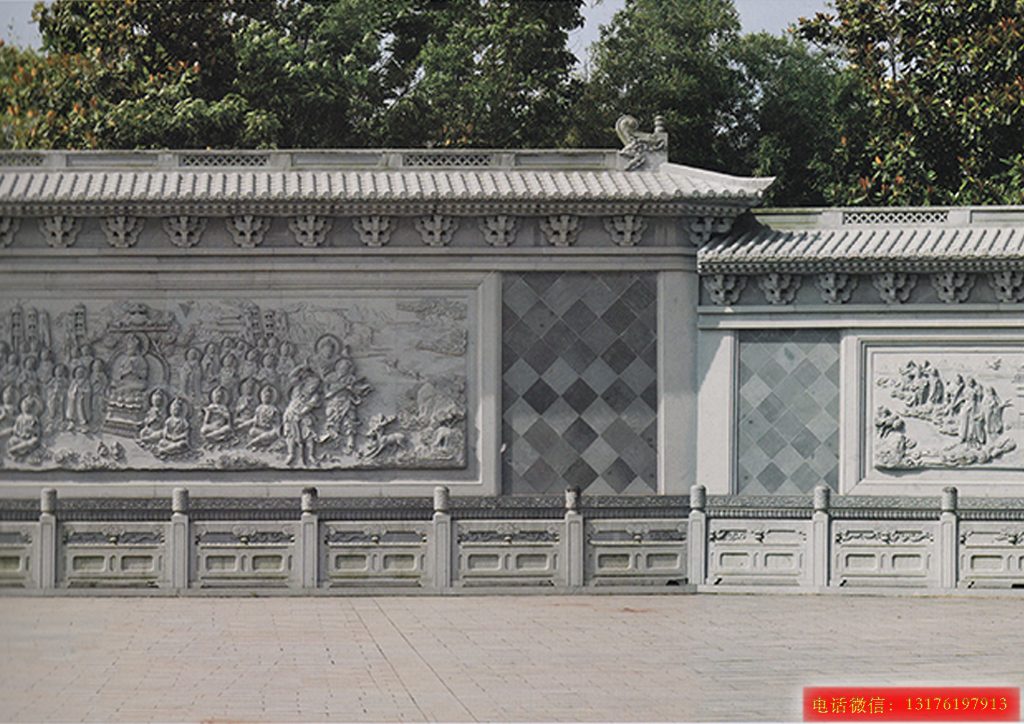 浮雕佛祖釋迦摩尼說法石雕壁畫制作廠家