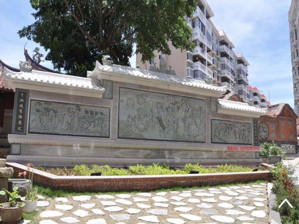 九龍壁石雕照壁浮雕影壁吉祥作用和圖片大全