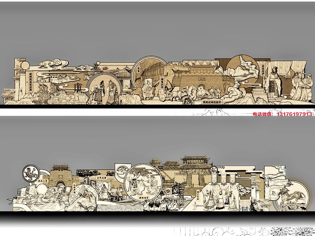 城市廣場(chǎng)浮雕壁畫景墻的制作意義