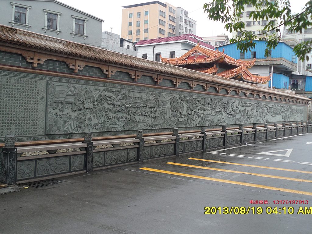 城市廣場(chǎng)浮雕壁畫景墻的制作意義