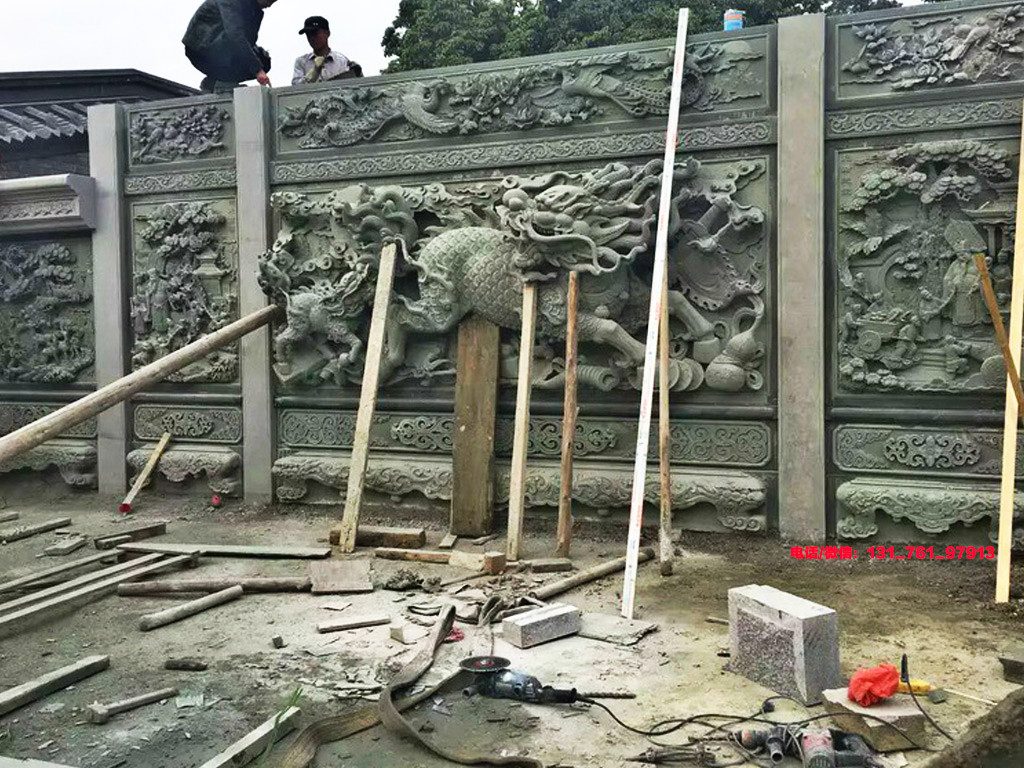 企業(yè)大門口迎門墻_山西農(nóng)村迎門墻浮雕壁畫圖片大全