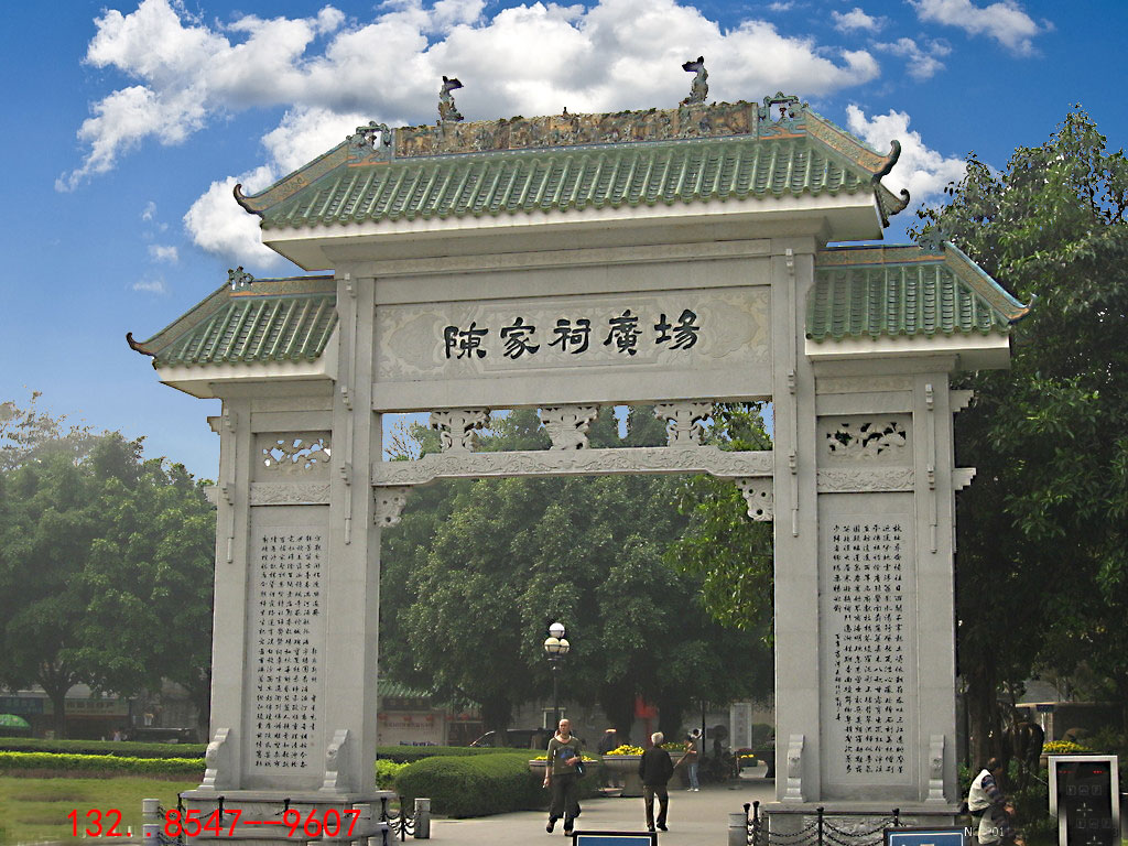 景區(qū)牌坊石牌樓搭配圖案祠堂大門石門樓雕刻造型