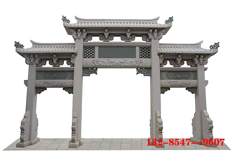 村門石雕牌坊的造型典范和選擇廠家石料圖案