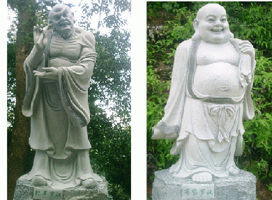 石雕萬(wàn)袋羅漢