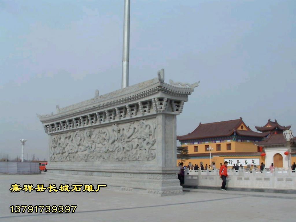 石壁或者石壁，就是表達(dá)這些內(nèi)容的最好的選擇。上面我們所欣賞的蘇州寒山寺石碑，就是寺院石雕作品的典型代表。