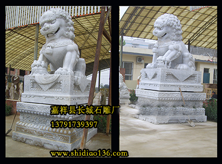 企業(yè)大門(mén)口擺放石獅子有什么講究呢