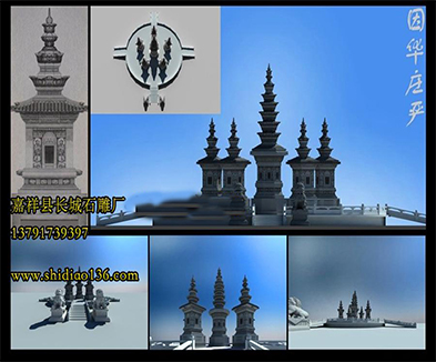 佛教石塔寺院佛塔的造型樣式圖片