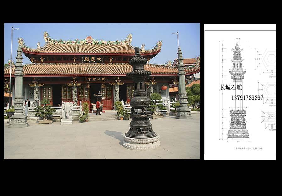 石雕經(jīng)幢 石經(jīng)幢