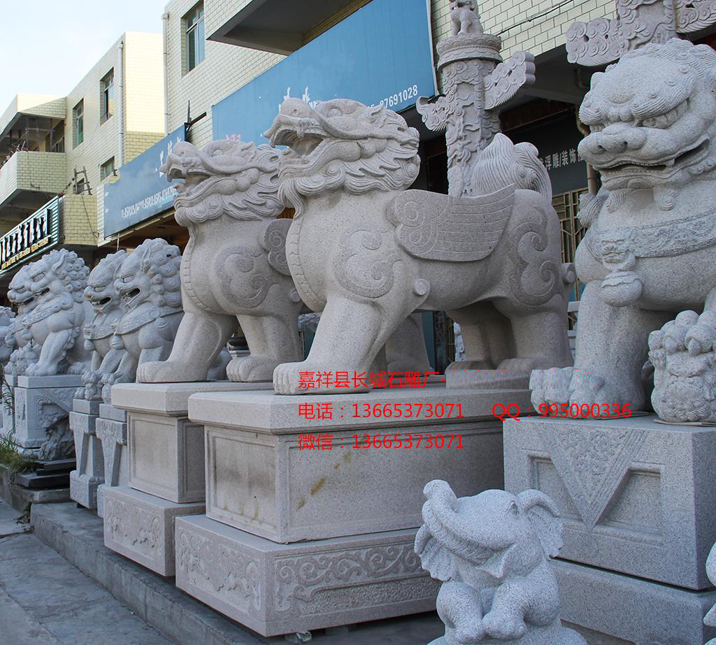 石雕貔貅雕刻樣式圖片,聚財貔貅