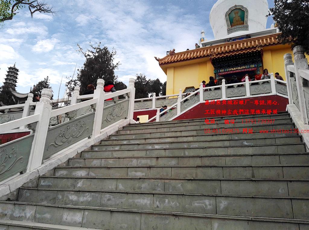 寺院石欄桿和橋面欄桿