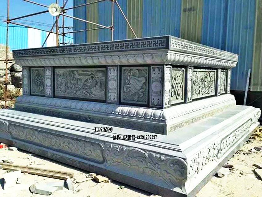 寺院佛臺(tái)，石雕須彌座雕刻圖片