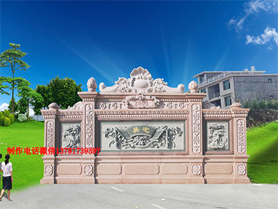 家庭照壁圖片浮雕迎門墻樣式及藝術(shù)文化